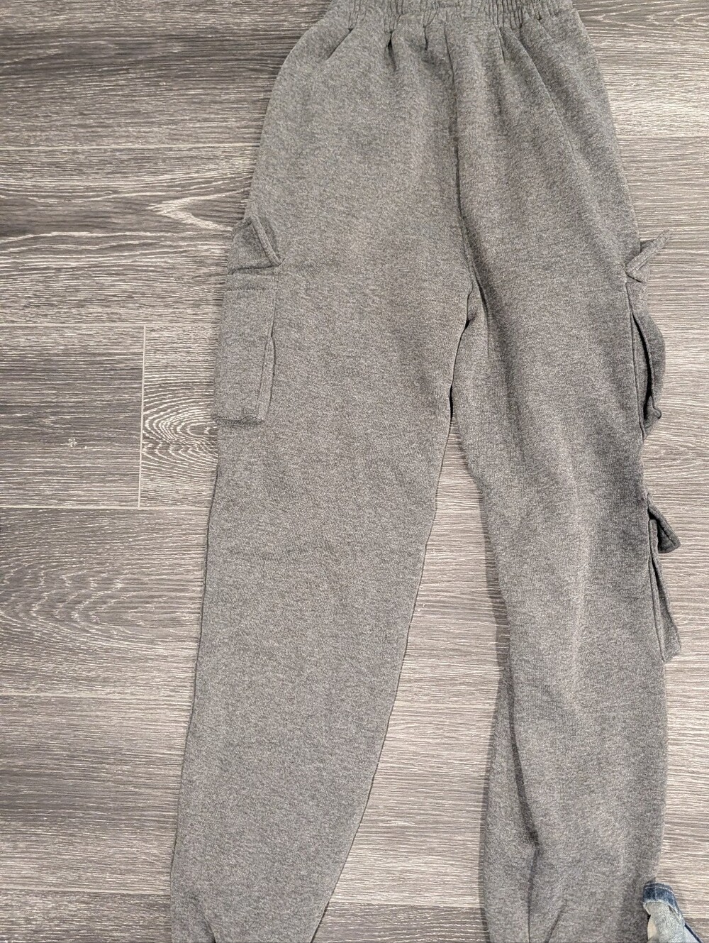 Gray Cargo Pocket Jogger Pants